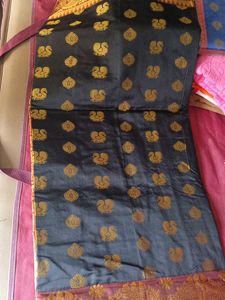 Black And Red Banarasi Saaree