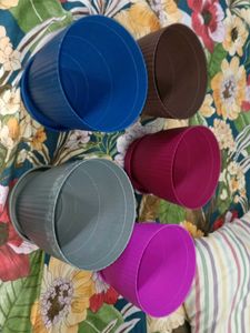 5 Coloring Flower Pots
