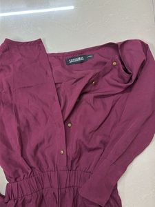Maroon Jumpsuit