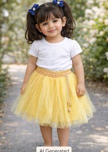Cute Yellow Tulle Skirt