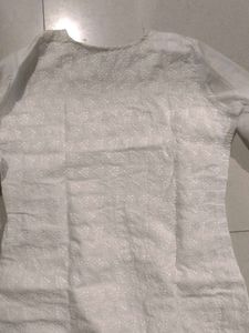 Elegant White Kurti/Dress