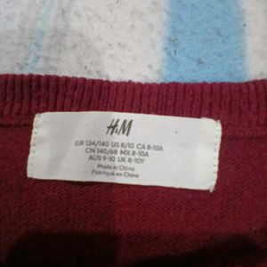 Burgundy Long Sleeve Dress