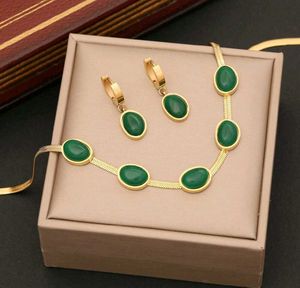 18K Gold Plated 3 Pc Waterproof Jewellery Set