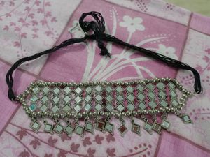 💗😚💗Beautiful Mirror Work Choker Necklace 💗😚💗