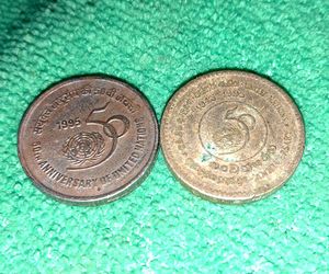 1995 Rs.5 COMMEMMORATIVE COINS