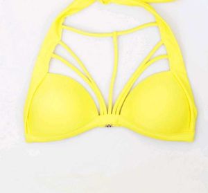 yellow Small Size bikini bra
