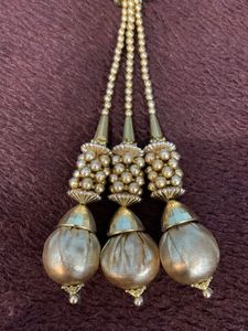 Gold Tassel Bag Charm