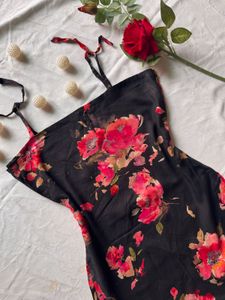 Strip Flowerl Kurta