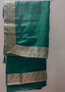Saree With Unstitched Blouse Piece