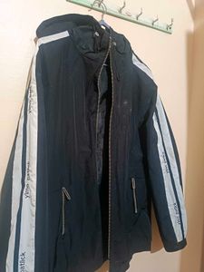 Stylish Black Windcheater