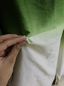 Green Ombre Button-Down Shirt