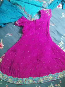 Purple Dress Material