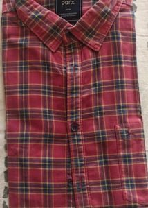 Parx Red Checked shirt size -44