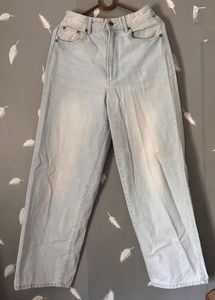Light Wash Wide Leg Jeans