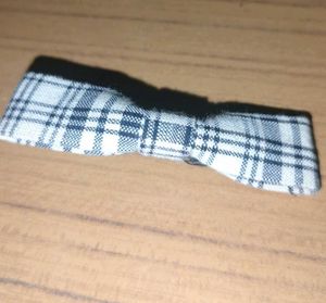 Plaid Bow Hairclip