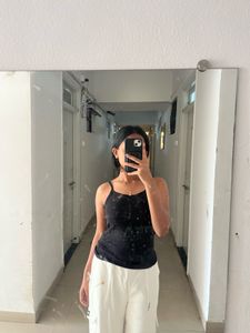 Black Sleeveless Top