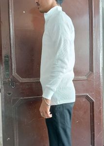 🧥Premium Half-White Zipper High Neck for Men