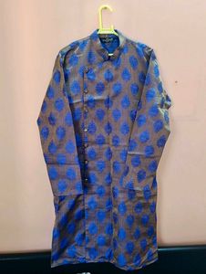 Sojanya Royal Blue &amp; Gold Designer Kurta