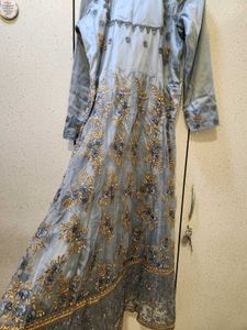 Heavily Embroidered With Golden Thread Beautiful