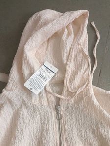 Hooded Zip-Up Jacket Top