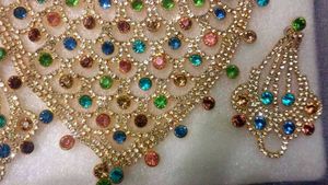 Colorful Rhinestone Jewelry Set