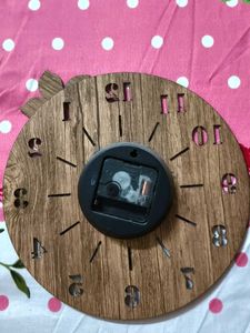 Wooden Flower Clock
