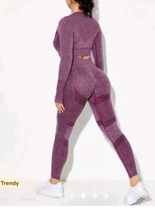 Stylish Purple Gymwear Set 💜