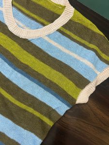 Striped Knit Top