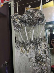 Silver Pop Gown