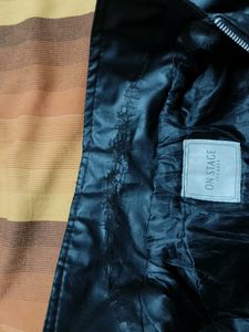 Men Classic Black Leather Jacket