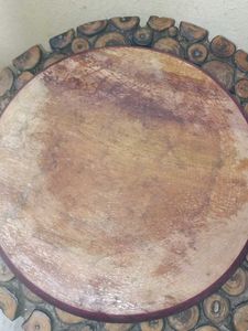 Unique Wooden Chakla Without Belan.