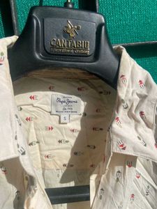 Pepe Jeans Cream Regular Fit Top