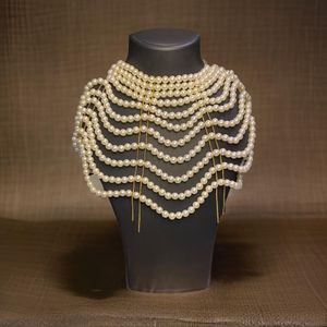 White Pearl Body Chain (Adjustable)