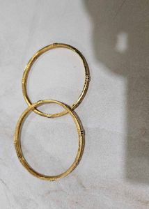 Gold-toned Bangles