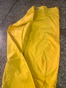 Yellow Wide Leg Pants