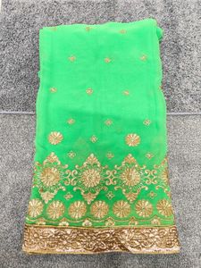 Green Saree