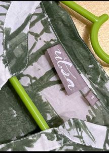 Handcrafted Green Cotton Kurta
