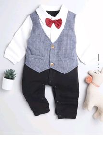 Baby Boy Formal Romper