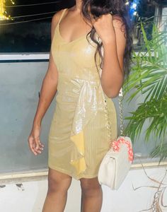 Gold Shimmer Dress