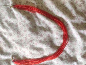 Red Beaded Necklace