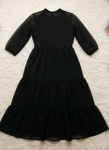 With Tag🖤Black Midi Dress