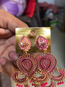 Pink And Golden Mix Earning For Girl