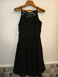 Elegant Black Lace Dress