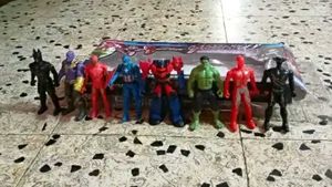 Avengers Superhero Figure Toy Set Of 5