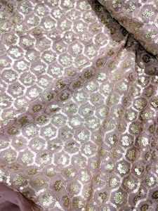Peach &amp; Gold Saree