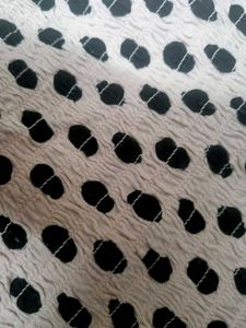 Polka Dot Smocked Crop Top