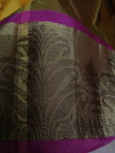 Yellow Colour Saree