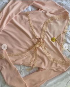 Pink Lace Trim Top