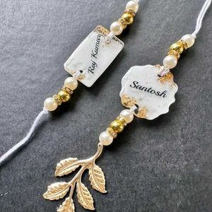 Resin Customised Rakhi Dm For Order
