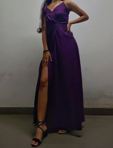 One Slit Party Wear Dress